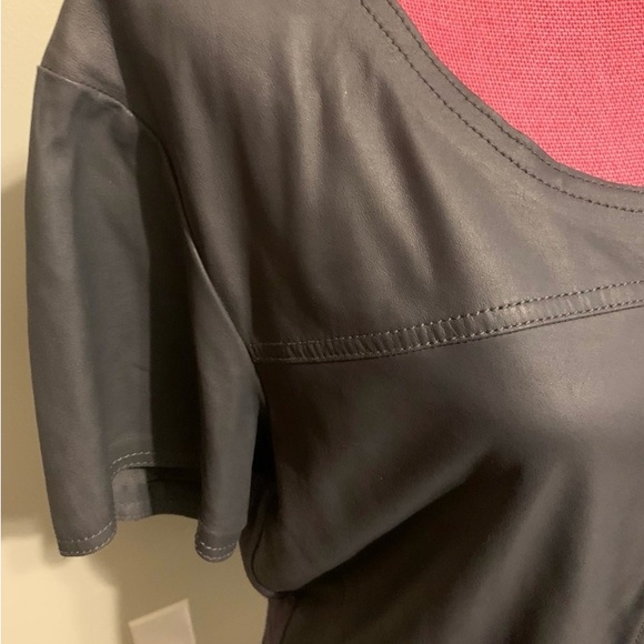 Trouvé Nordstrom Leather Top - Picture 3 of 7